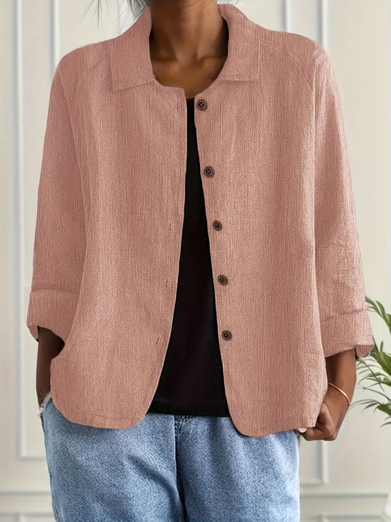 Matilda – Light shirt jacket in a linen blend