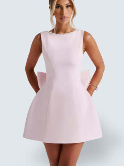 Yareli Elegant Bow Dress