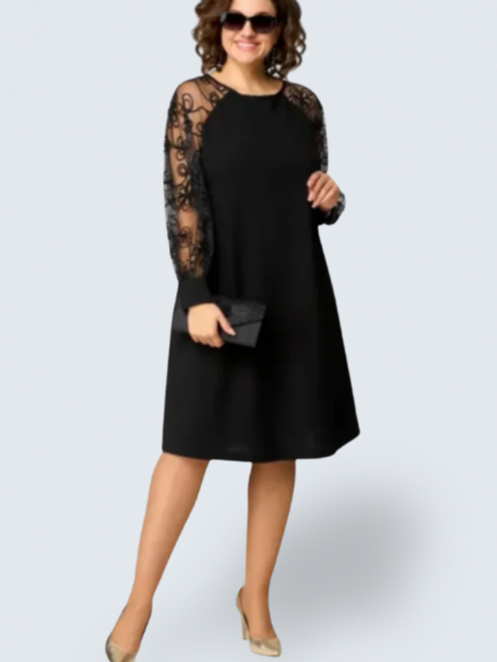 Elara Elegant Lace Dress
