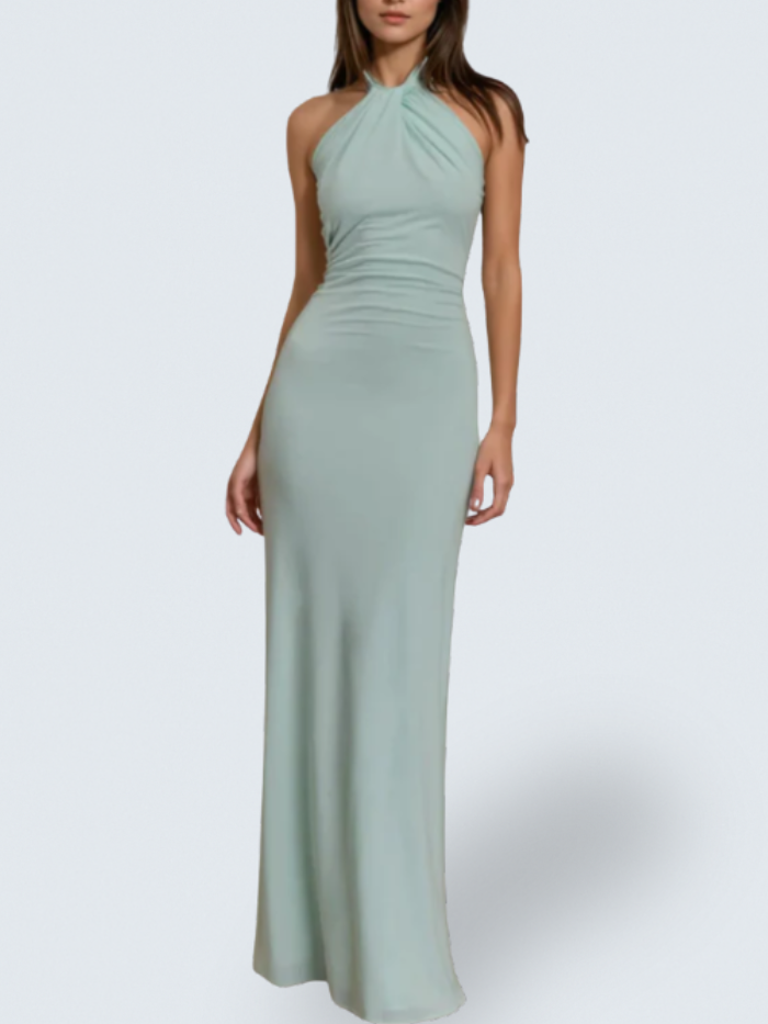 Elyna Halter Maxi Dress