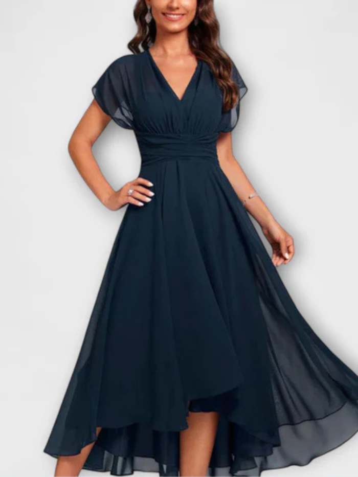 Catalina Flowing V-Neck Maxi Dress