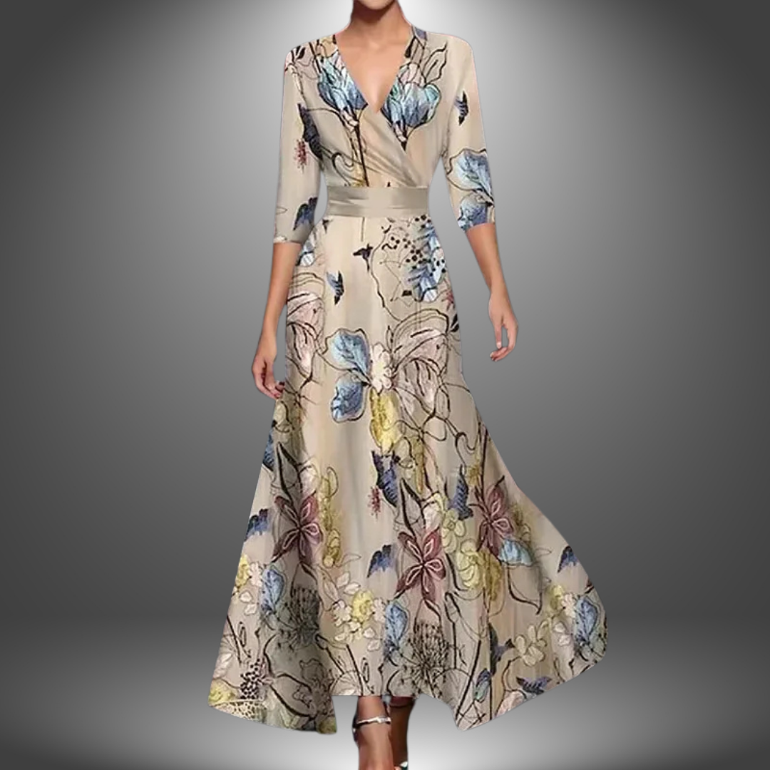 Saffie - Printed Wrap Dress