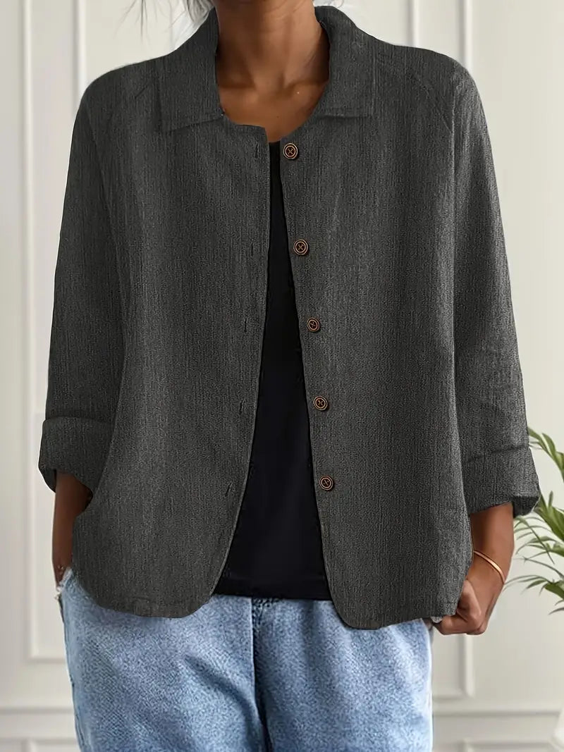 Matilda – Light shirt jacket in a linen blend