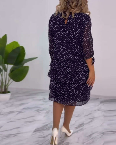 Tilly - Polka Dot Layered Dress