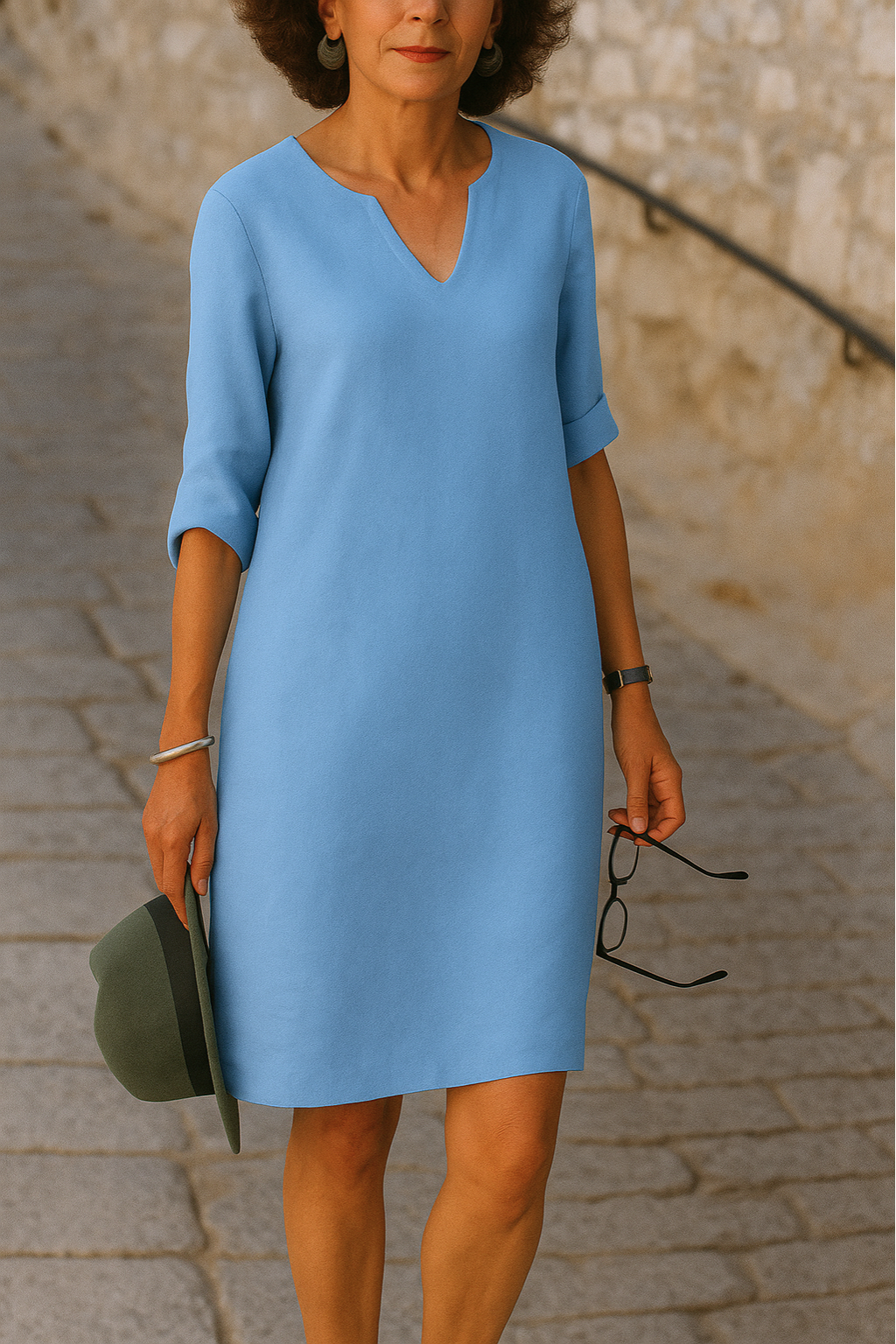 Ellie Elegant V-neck dress