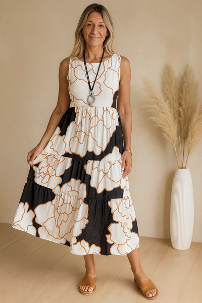 Petal Essence | Aveline Floral Maxi Dress