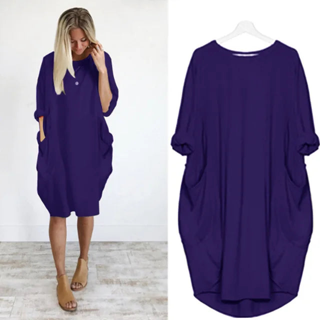 Moonlit Comfort | Luna Relaxed Dress