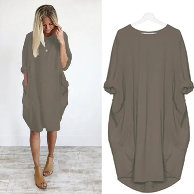Moonlit Comfort | Luna Relaxed Dress
