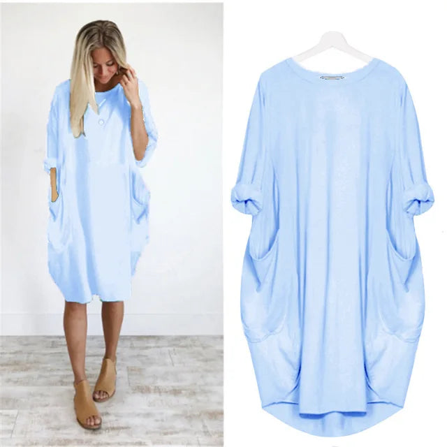 Moonlit Comfort | Luna Relaxed Dress