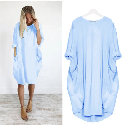 Moonlit Comfort | Luna Relaxed Dress