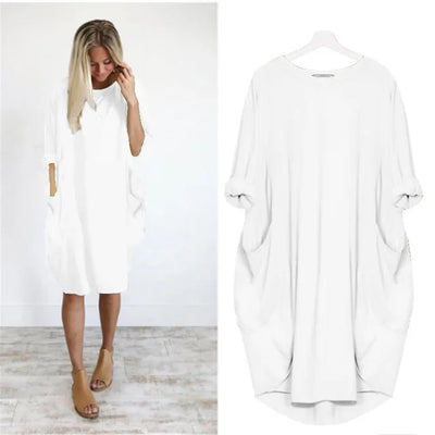 Moonlit Comfort | Luna Relaxed Dress