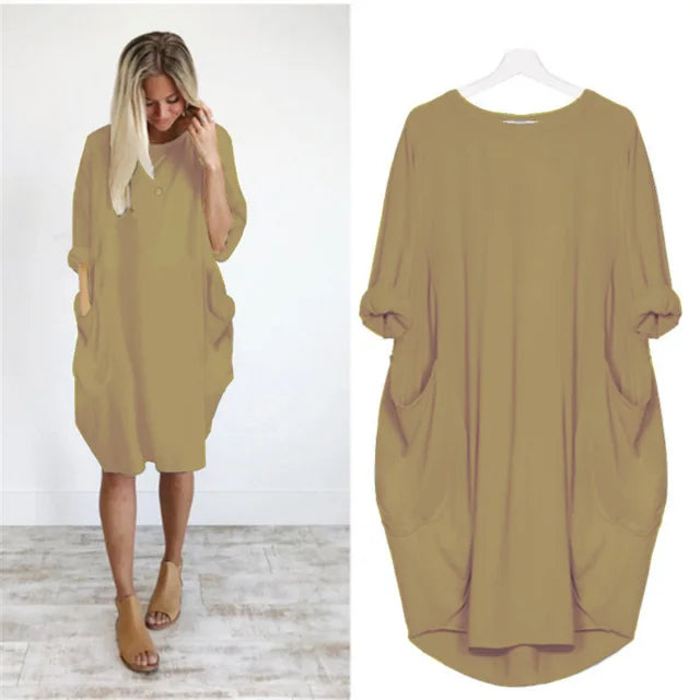 Moonlit Comfort | Luna Relaxed Dress