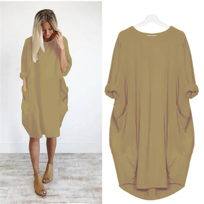 Moonlit Comfort | Luna Relaxed Dress