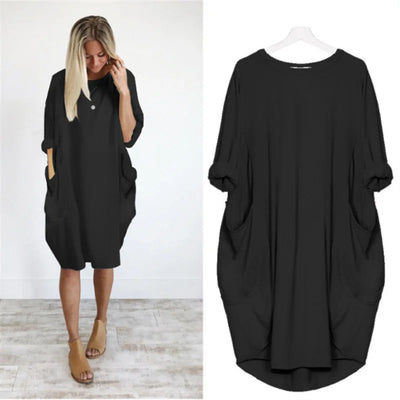 Moonlit Comfort | Luna Relaxed Dress