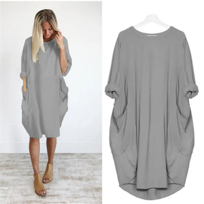 Moonlit Comfort | Luna Relaxed Dress