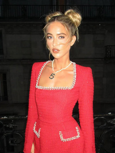 Jolene Tweed Mini Dress