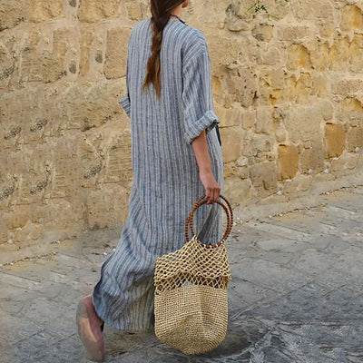 Yvonne - Striped Maxi Dress