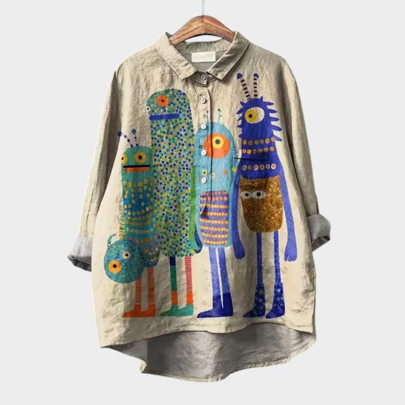 Kamilla | Premium Blouse with Lace Detailing