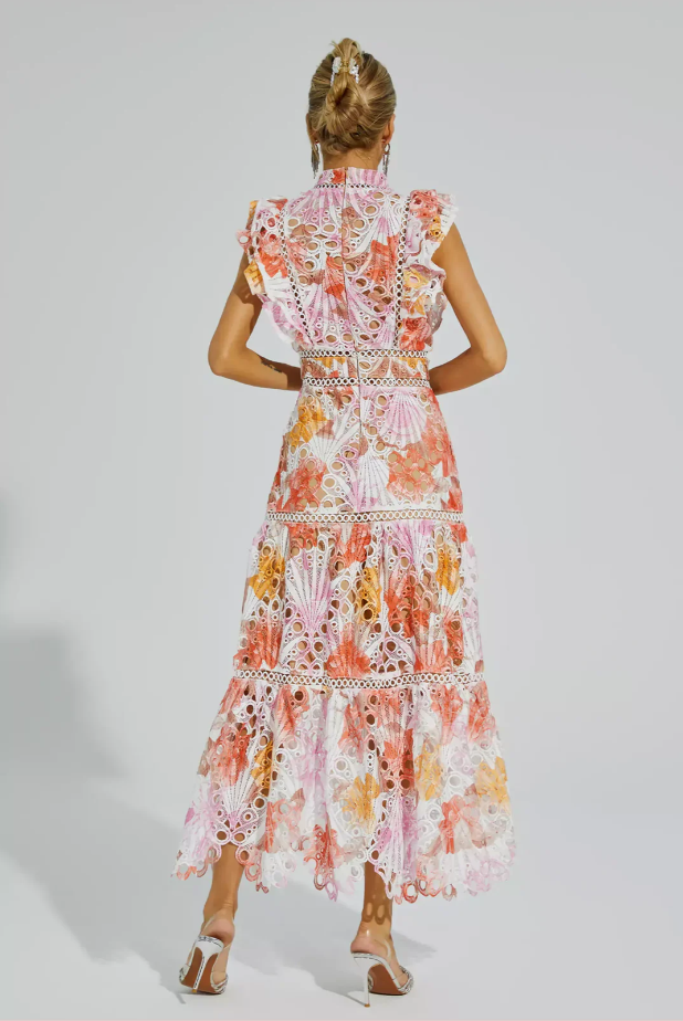 Maeve Hollow Sleeveless Maxi Dress