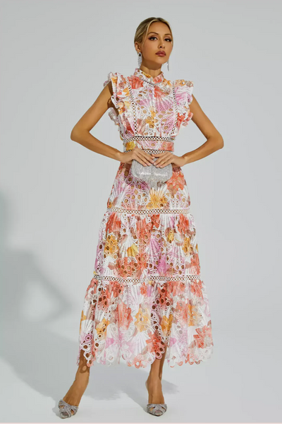 Maeve Hollow Sleeveless Maxi Dress