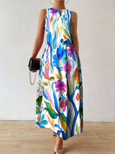 Ariana Blooming Print Maxi Dress
