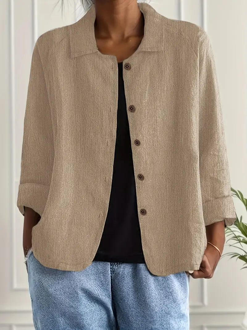Matilda – Light shirt jacket in a linen blend