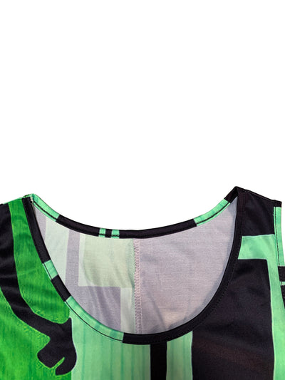 Elliette Stylish Casual Geometric Dress