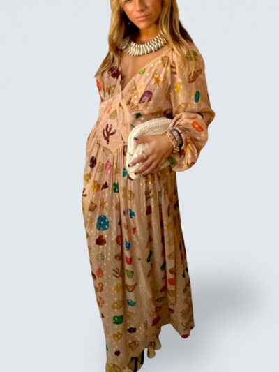 Isabelle Golden Seashell Maxi
