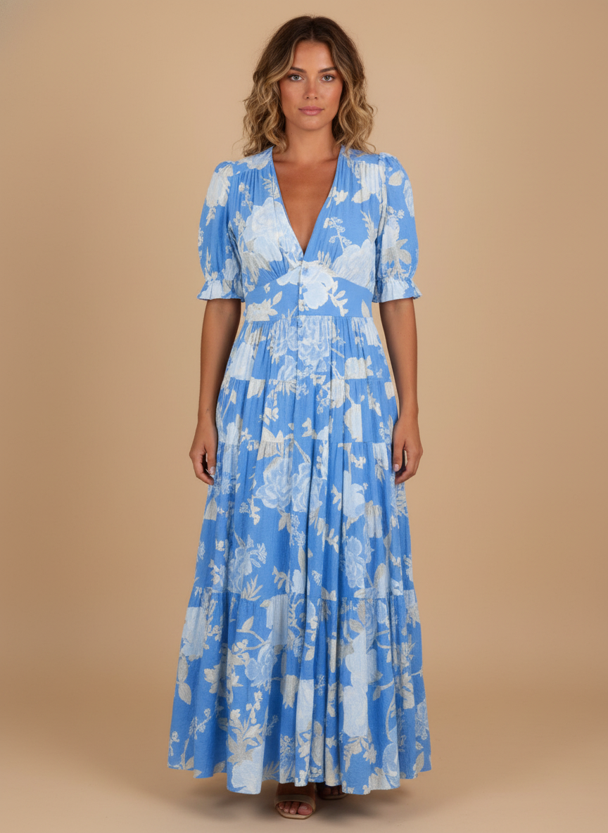 Floriana - Vibrant Floral Dress