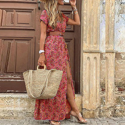 Elara Airy Boho Maxi Dress